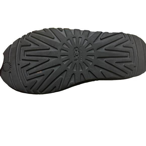 UGG Australia Lattice Cardy Boot Womens 6 Black Knit Button Slouch Convertible - Picture 3 of 8